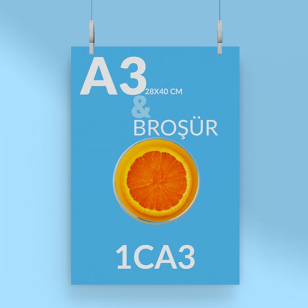 Broşür 128 gram A4